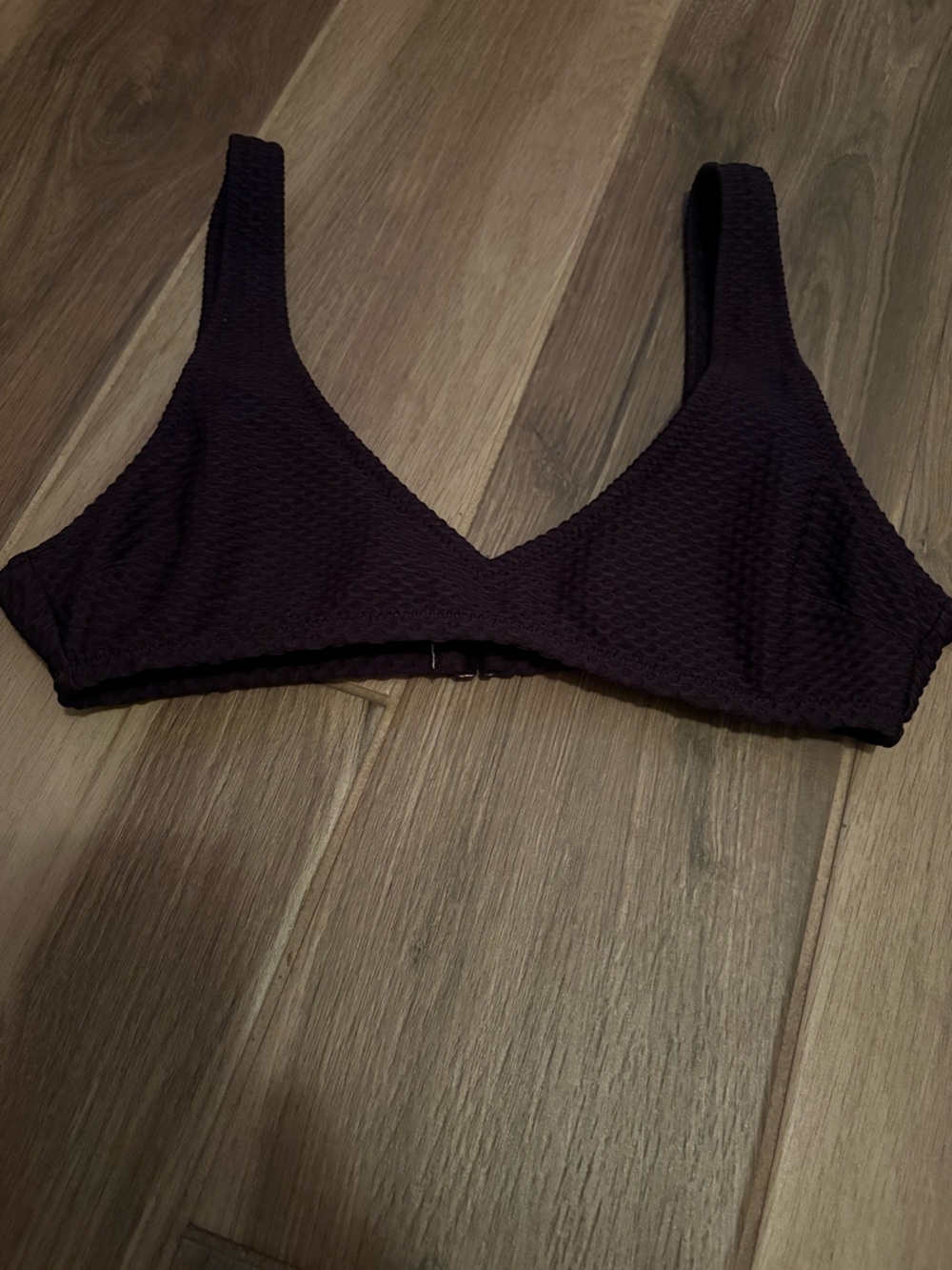 Textured Bralette in Deep Plum - Women Intimates & Sleepwear